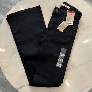 Levi’s, Women’s, 726 Flare, High -Rise, Black, Denim Jeans.